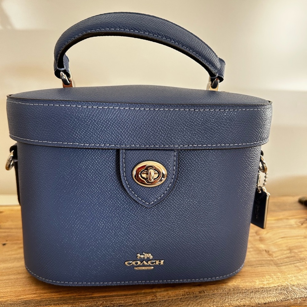 Coach Navy Blue Mini Crossbody